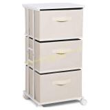 MAX Houser Dresser Tower, 3 Drawers, WoodTop