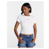 No Boundaries Americana Baby Tee, Women XS-4X