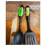 Nylon spoon & slotted turner