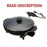 Mainstays 12" Round Ceramic Skillet, Black
