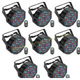 U`King RGB LED DJ Lights (8 Pack)