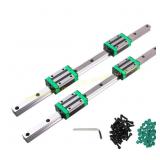 2Pcs HGR20-1000mm Linear Guide Rail Set