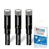 Diamond Core Drill Bits Set for Ceramic (3pc)