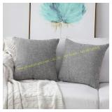 Kevin Textile 2 Decor Pillow Covers, Grey