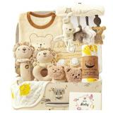 Golray 9pc Newborn Gift Basket Set Unisex