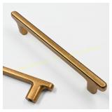 Asidrama 10 Pack 5" Antique Brass Handles