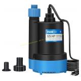 1/3 HP Submersible Water Pump 2400GPH