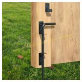12" Cane Bolt Gate Drop Rod, Black Finish