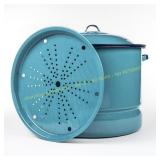 Cinsa Steel Steamer Set 15 qt Turquoise