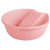 Washboard Basin for Hand Washing Clothes, Pink