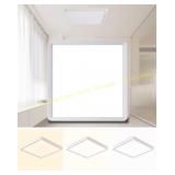 Square LED Flush Mount 16" Ceiling Light