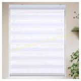 MYshade Zebra Roller Shades 55x72 White