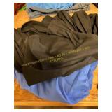 XL black tennis dress & XL blue athletic skirt