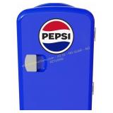 CURTIS Pepsi 6-can Mini Fridge, BLUE, 4 liters