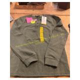 NWT Members Mark Size M Thermal Henley