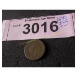 1881 Indian head penny