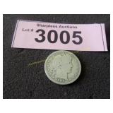 1908 O silver  quarter