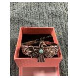 Sterling Silver .925 Turquoise Native Bracelet
