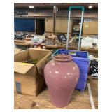 Vases + Rolling Cart