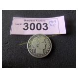 1909  silver half dollar