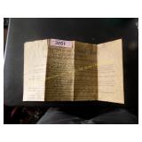 Vintage reprint of United states Bill of Rights