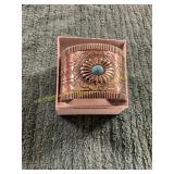 Silver Native American Turquoise Bracelet