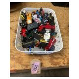 Basket with Assorted HotWheels