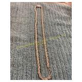 22in Silver Plated Rope Necklace