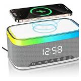 Bluetooth Speaker with Wireless Charge (White)