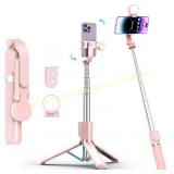 Selfie Stick with Rechargeable Remote, Tripod