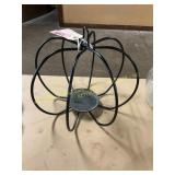 Black Metal Wire Pumpkin Candle Holder