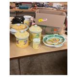 Fish Platters, Canisters, Bowls, Etc