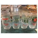 4ct Sinclair Gasoline Glasses