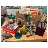 Candy Dishes, Grinders, Self Help Books, Etc