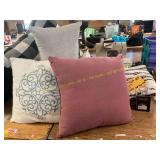 Bathroom Set + Decorative Pillows