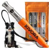 KIVORA 4 Pack Dog Whistle, Stainless Steel