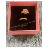 Gold + Diamond Wedding Set