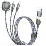 Apple Watch & iPhone USB-C Cable 4ft (2-in-1)