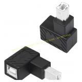 YACSEJAO USB 2.0 Type-B Printer Adapter 2-Pack