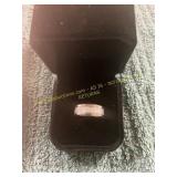 Ladies Size 6 Ring Silver Colored
