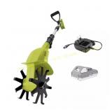 24V Cordless Tiller Kit with 2.0Ah Battery