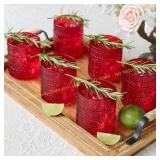 Kate Aspen Red Textured Beaded Glass 27204RD
