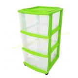 Homz 3-Drawer Plastic Storage Tower