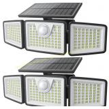 Daphino Solar Lights Outdoor 2500LM 3-Head