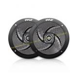 Pyle 5.25" Low-Profile Marine Speakers, Black