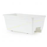 The HC Companies 24-in W Planter, White 2ct