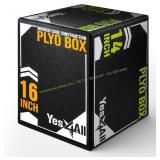 Yes4All 3-in-1 Soft-Padded Plyo Box 16x14x12"
