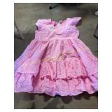 Shabby Chic Contrast Eyelet Dress XXL