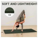 Fitvids 1/2-Inch Dense Yoga Mat