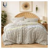 U by Bedsure Tufted Boho Comforter Set, Queen
